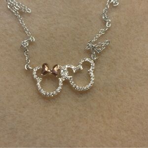 Disney Mickey and Minnie necklace